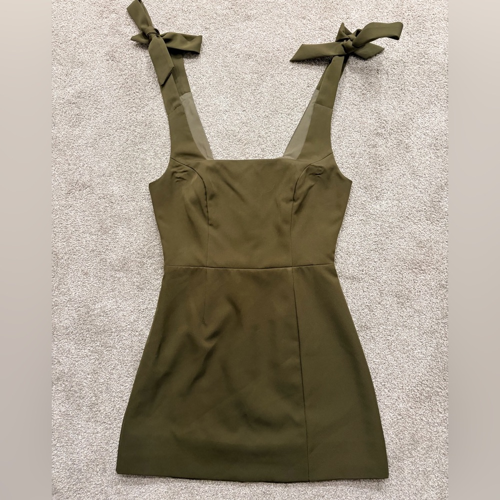 Lulu’s Olive Green Mini Dress